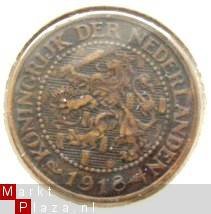 Schitterende 2 ½ cent 1918 - 1