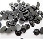 20 oval black resin, 10 mm - 1 - Thumbnail