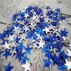 10 rhinestone star dark blue, 14 mm - 1