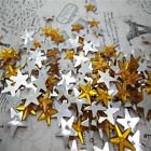 10 rhinestone star yellow, 14 mm - 1