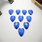 5 resin crack heart blue, 12 mm - 1