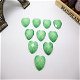 5 resin crack heart green, 12 mm - 1 - Thumbnail