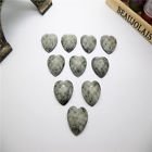 5 resin crack heart grey, 12 mm