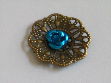 20 metal rose blue, 6 mm - 3