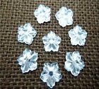 10 resin flower clear, 12 mm