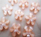 10 resin flower orange, 10 mm - 1