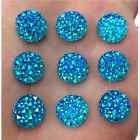 5 resin round spike blue, 12 mm