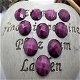 5 resin round crack purple, 12 mm - 1 - Thumbnail