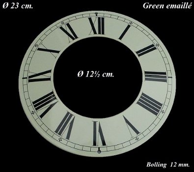 === Cijferring = green emaillé = nieuw === 31597 - 1