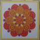 KLEURkaart 02: Mandala Rood oranje geel - 1 - Thumbnail