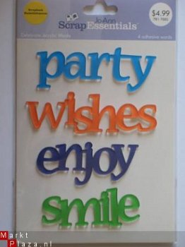 OPRUIMING: jo ann acryle words enjoy - 1