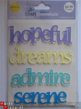 OPRUIMING: jo ann acryle words inspirational - 1