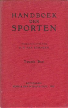 Handboek der sporten dl 2 door K.H. van Schagen - 1