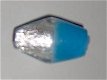 Glas Bead Silver Foiled 43 x 20mm - 1 - Thumbnail