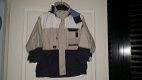 McGregor blauw beige zomer jas met capuchon maat 116 - 1 - Thumbnail