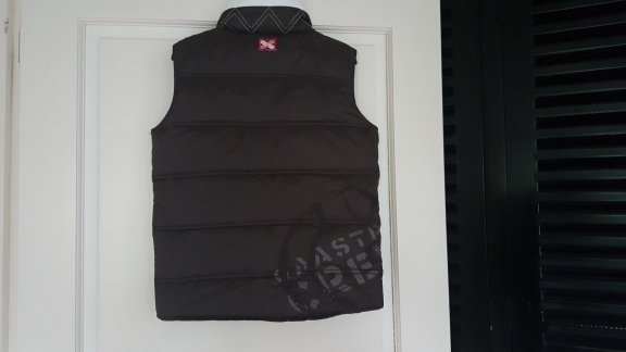 Gaastra donker bruine donzen bodywarmer maat 128 nieuwstaat - 4