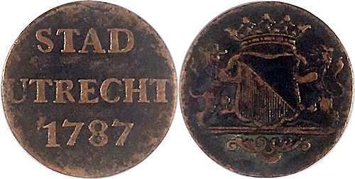 Duit Utrecht 1787 - 1
