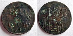Duit Hollandia 1717