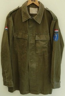 Jas, Gevechts, Uniform, M78, Koninklijke Landmacht, NORTHAG, maat: 100, 1979.(Nr.14)