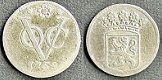 Halve zilveren VOC duit Holland 1759 - 1 - Thumbnail