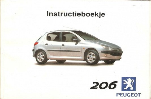 Peugeot 206 instructieboekje - 0