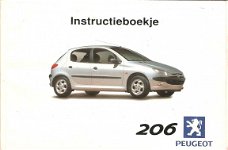 Peugeot 206 instructieboekje