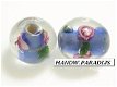 Lampwork Glass Beads 10mm Blue Per Stuk - 1 - Thumbnail