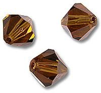 Swarovski 5301 Smoked Topaz 8mm Per Stuk - 1