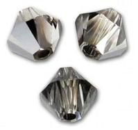 Swarovski 5328 Crystal Silver Night 8mm Per Stuk - 1