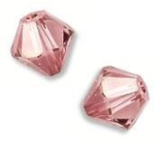 Swarovski 5328 Crystal Antique Pink 8mm Per Stuk - 1