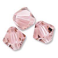 Swarovski 5301 Vintage Rose 6mm 5 Stuk - 1