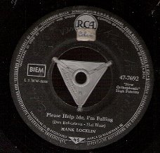 Hank Locklin -  Please Help Me, I'm Falling -  C&W -  vinylsingle