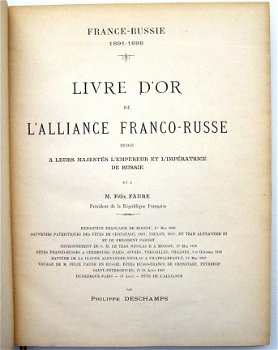 Le Livre d'Or de l'Alliance Franco-Russe [c.1898] Rusland - 2