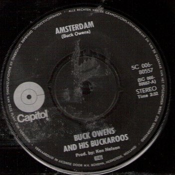 Buck Owens and his The Buckaroos - Amsterdam - C&W - vinylsingle - 1