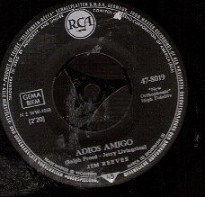 Jim Reeves -  Adios Amigo -  C&W -  vinylsingle