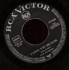 Jim Reeves -  I Love You Because -  Waltzing on Top of the World- C&W -  vinylsingle