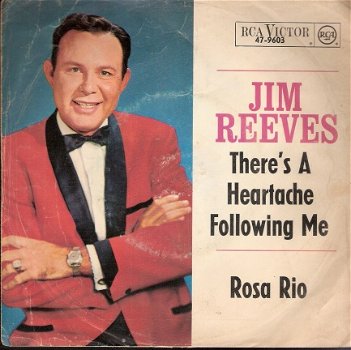 Jim Reeves - There´s A Heartache Folling Me - C&W - vinylsingle - 1
