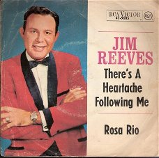 Jim Reeves -  There´s A Heartache Folling Me -  C&W -  vinylsingle