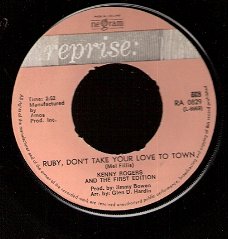 Kenny Rogers and the First Edition -  Ruby, Don't Take Your Love To Town -  C&W -  vinylsingle
