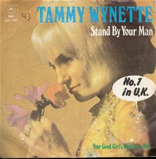 •Tammy Wynette -  Stand By Your Man -  C&W -  vinylsingle