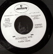 Faron Young -  Occasional Wife -  C&W -  vinylsingle -PROMO