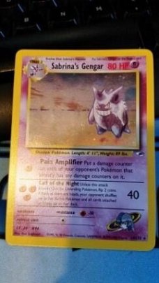 Sabrina's Gengar holo 14/132  Gym Heroes gebruikt