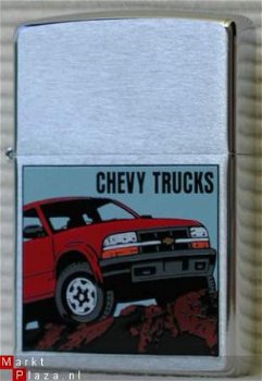 Prachtige Zippo Aansteker met Chevy Truck 2003 Nieuw S48 - 1