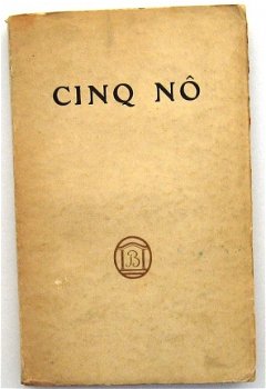 Cinq Nô 1921 Peri (transl.) - #1013/1500 Japan Toneel No - 2