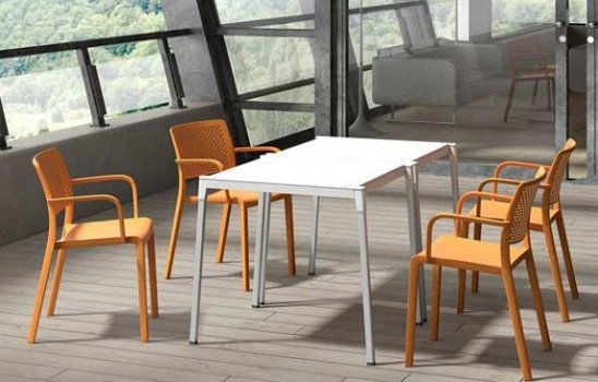 Kunststof design stoel Tra in diverse kleuren. - 3