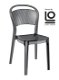 Design stoel Bee wit en zwart glans & transparante kleuren - 5 - Thumbnail