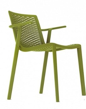 Kunststof design stoel Netkat in diverse kleuren - 8