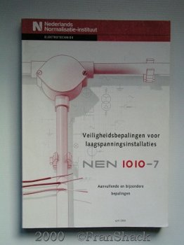 [2000] NEN 1010-7-2000 Veiligheidsbepalingen laagspanningsinstallaties, NNI - 1