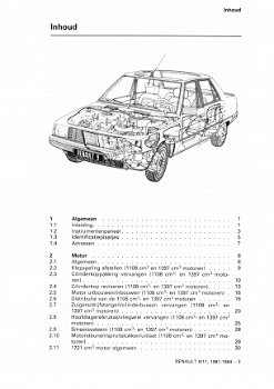 Vraagbaak Renault 9/11 benzine- en dieselmodellen 1981-1984 - 3