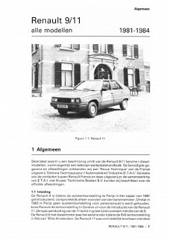 Vraagbaak Renault 9/11 benzine- en dieselmodellen 1981-1984 - 7